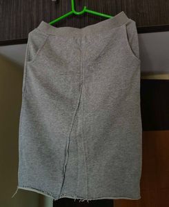 Grey Sweat Skirt