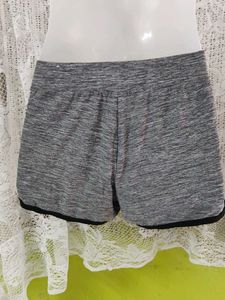 Gray "Justice" Athletic Shorts