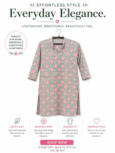 Combo- 2 Cotton floral Kurtas