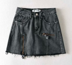W Studio Denim Mini Skirt