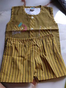 Cute Striped Baby Outfit
