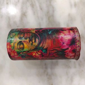 Vibrant Buddha Showpiece/penstand/vase