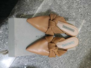 Charles &amp; Keith nude knotted Mules