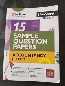 Arihant 15 Sample Question Papers Accountancy Clas