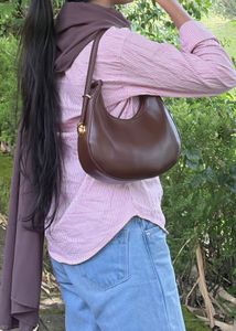 Brown Minimalist Shoulder/Hobo Handbag