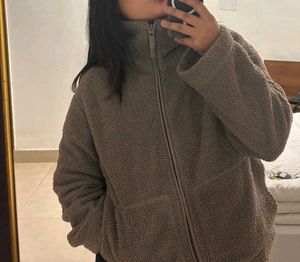 Cozy Grey Fleece Jacket