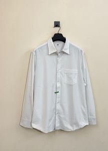 Classic White Button-Down Shirt