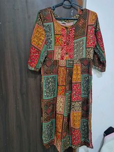 Bohemian Patchwork Print Kurta