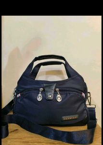 Stylish Blue Crossbody Travel Bag