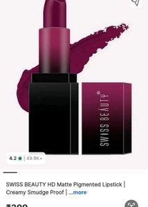 Swiss Beauty HD Matte Lipstick