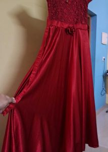 Elegant Red Gown