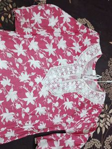Floral Print Tunic Top