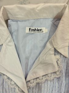 Cute Blue Gingham Babydoll Dress