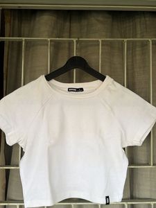Classic White Cropped T-Shirt
