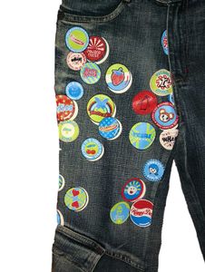 Y2K EMBELLISHED FLARED JEANS
