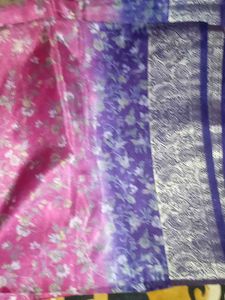 2Saree combo with Intricate Silver Border