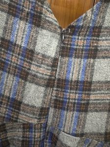Gray Plaid Dress
