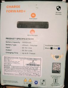 Ambrane Mobile Power Bank. New  With Tag.
