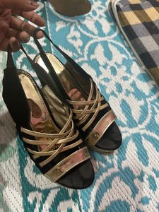 Sparkling Gold &amp; Black Heels Bundle
