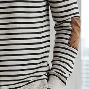 Men's Striped Crew Neck Sweater