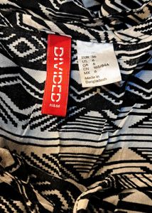 Patterned Sleeveless Dress