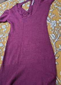 Rose Pink Button Detail Sweater