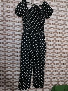 Polka Dot Smocked Dress