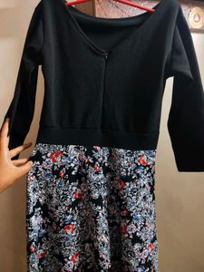Black Floral Dress