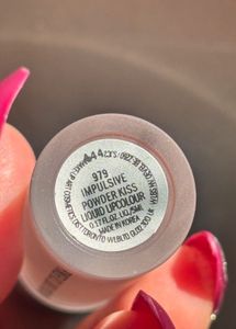 MAC Powder Kiss Liquid Lipcolour:- impulsive