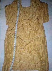 Golden Embroidered Kurta soft