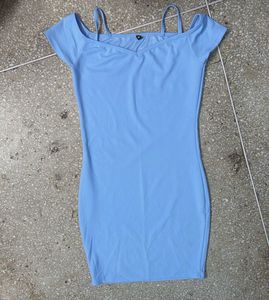 Light Blue Bodycon Mini Dress