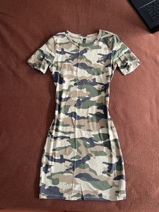 H&M Camouflage Print Dress