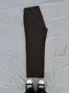 Men's Dark Brown Dress Pants