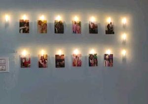 photo clips With String Lights...