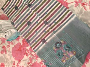 Embroidered Kurta Suit Material