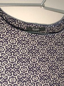 Patterned Midi Dress