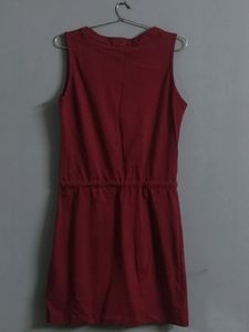 Miss Chase | Women's Maroon Sheath dress | Size XS