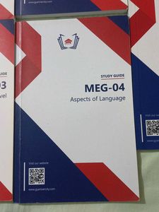 IGNOU MEG Study Guides - Set of 5