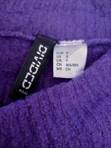 H&amp;M Purple Knit Jumper