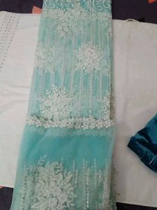 Elegant Embroidered saree.. with padded blowse