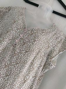 Leopard Print Sleep Shirt