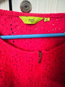 Stylish Pink Knit Cardigan