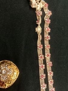 Women Anklets Or Earing Combo