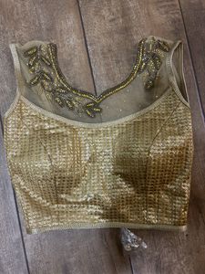 Combo Of 2New Unused Gold Blouses With Cups