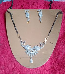 AD Peacock Mangalsutra Set