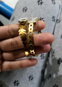 Chic Gold Bracelets Set