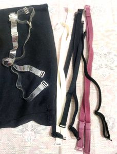Bra Straps - Variety Colour 💜🤍🖤200/-each Pair