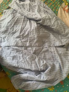 Striped Button-Up Shirt