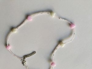 Y2K pink Heart Choker