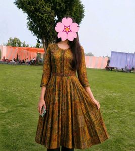 Elegant Printed Maxi Dress